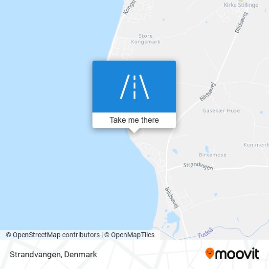 Strandvangen map