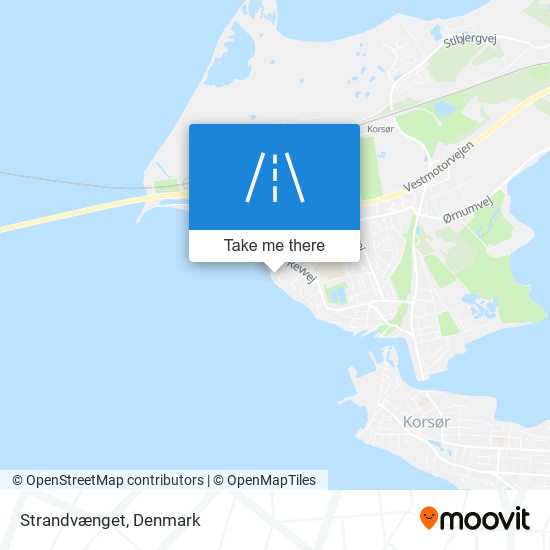 Strandvænget map