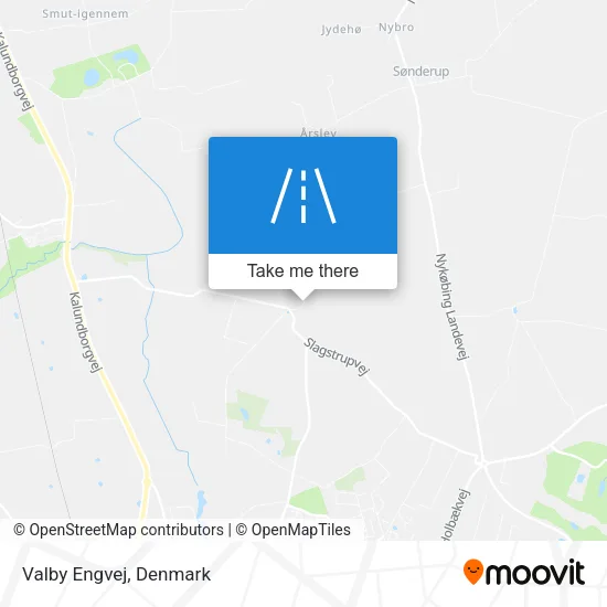 Valby Engvej map