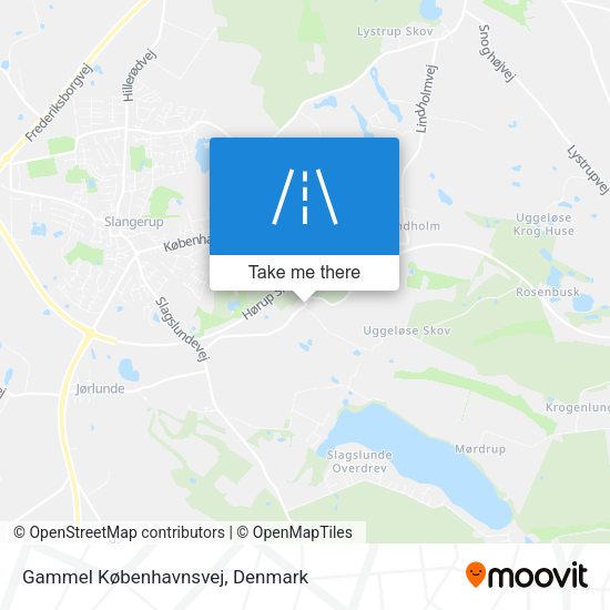 Gammel Københavnsvej map