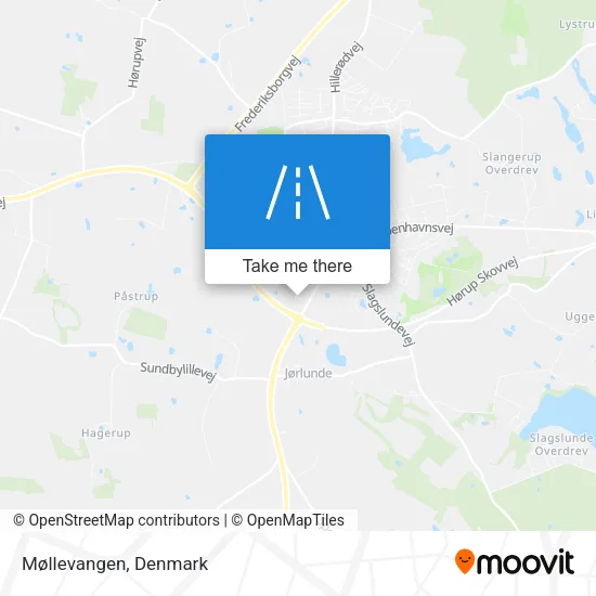 Møllevangen map