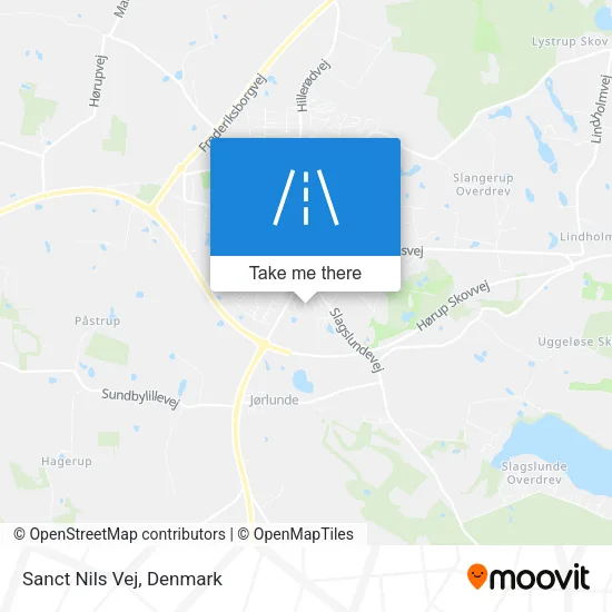 Sanct Nils Vej map