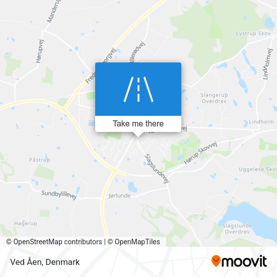 Ved Åen map