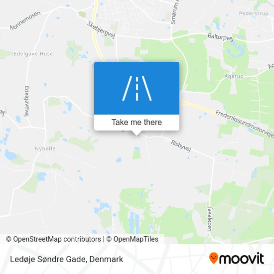 Ledøje Søndre Gade map