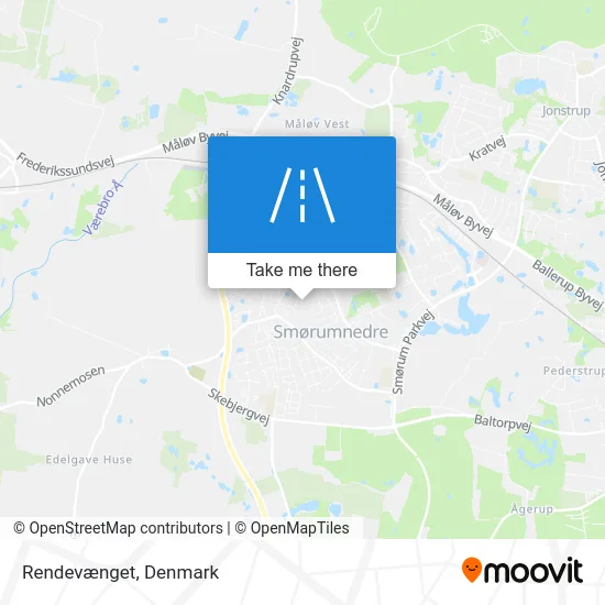 Rendevænget map