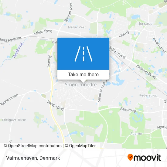 Valmuehaven map
