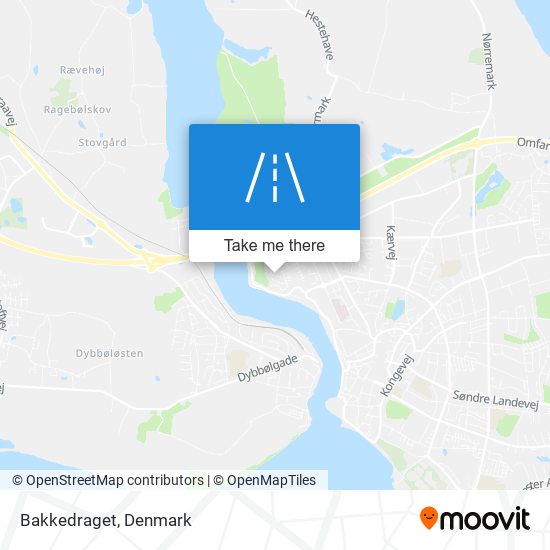 Bakkedraget map