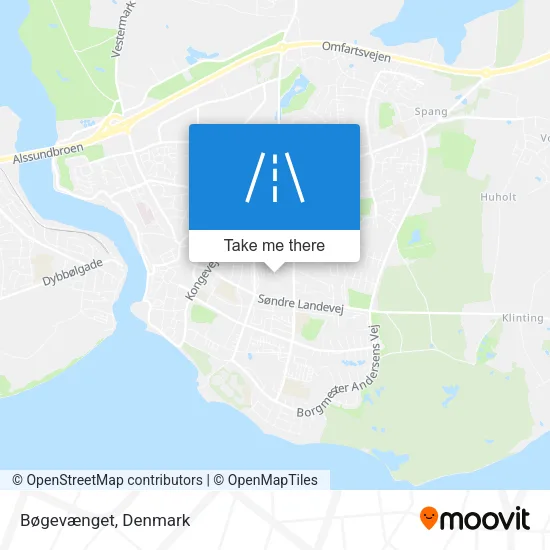 Bøgevænget map
