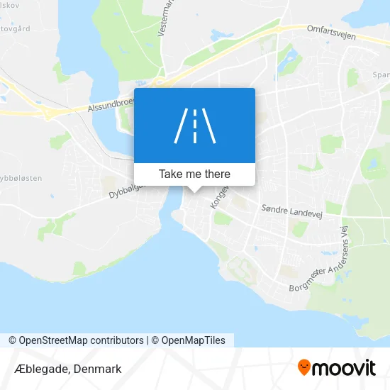 Æblegade map