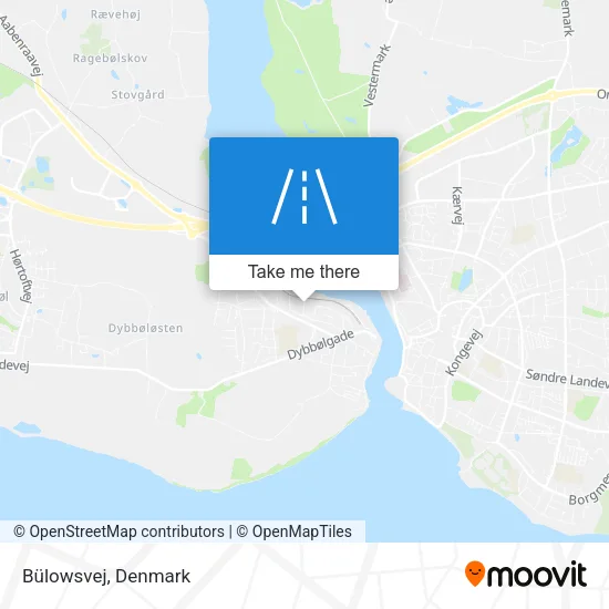 Bülowsvej map