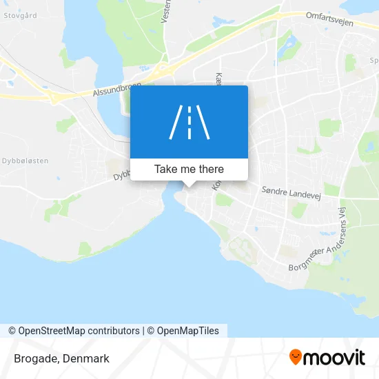Brogade map