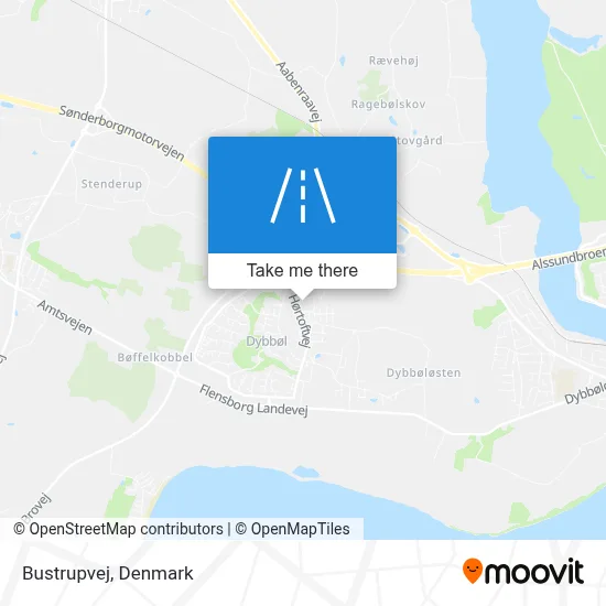 Bustrupvej map