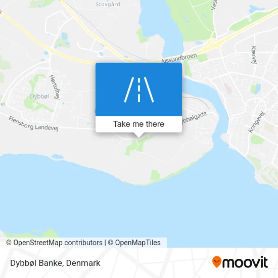 Dybbøl Banke map