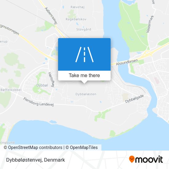 Dybbøløstenvej map