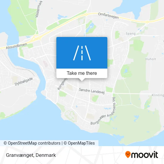 Granvænget map