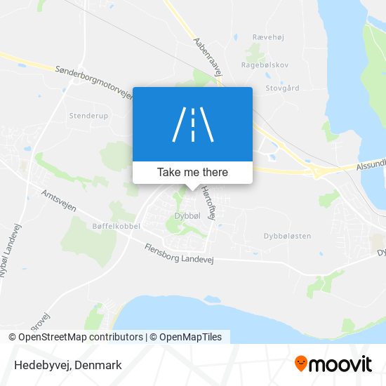 Hedebyvej map