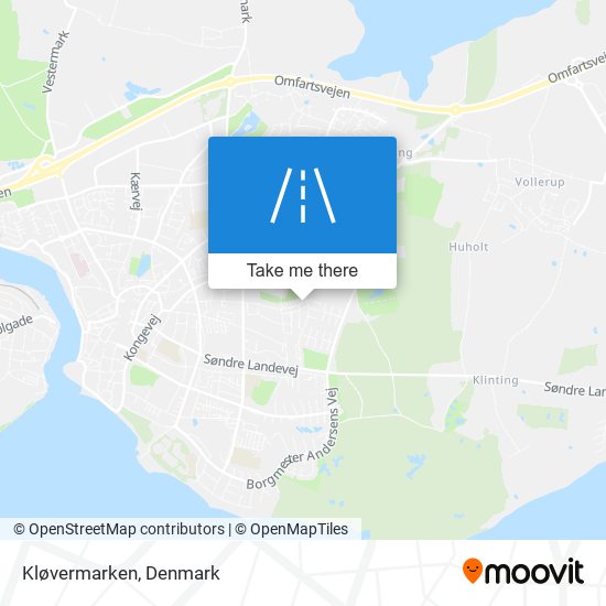 Kløvermarken map