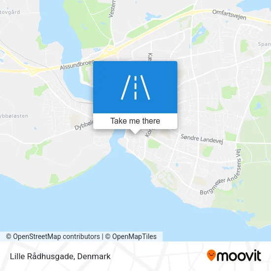 Lille Rådhusgade map