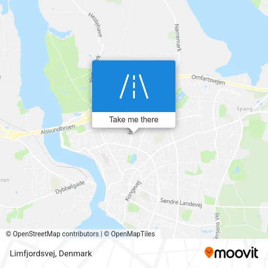 Limfjordsvej map