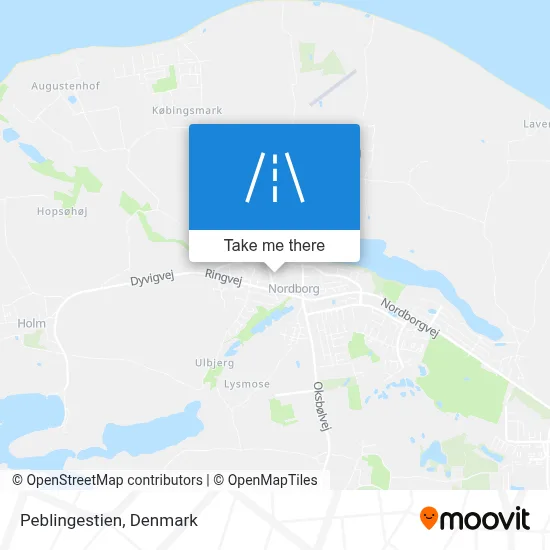 Peblingestien map