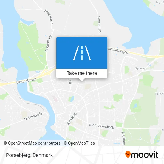 Porsebjerg map