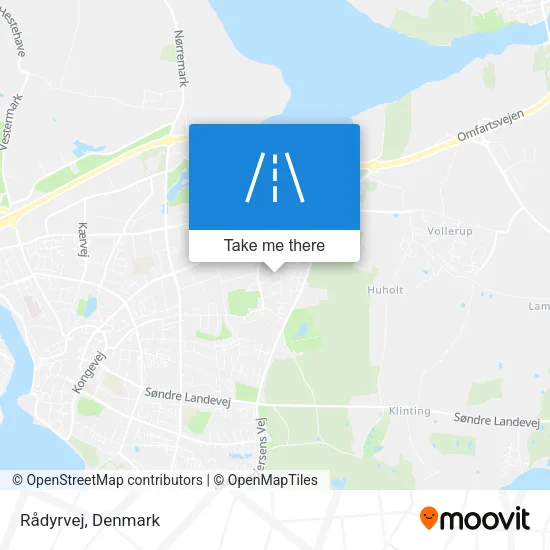 Rådyrvej map