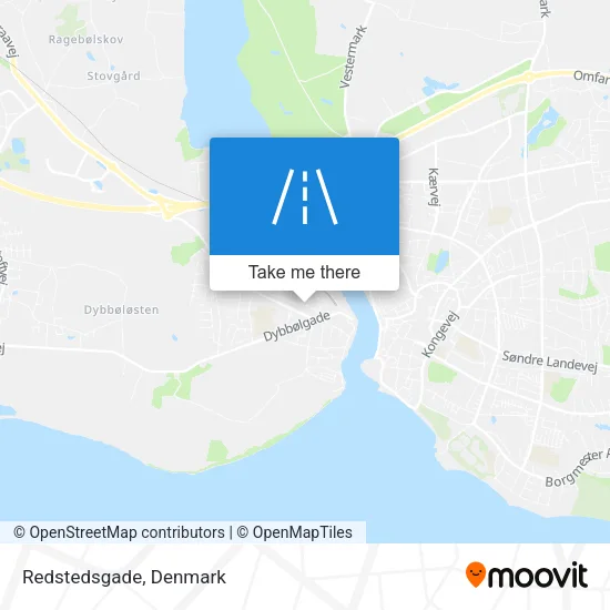 Redstedsgade map