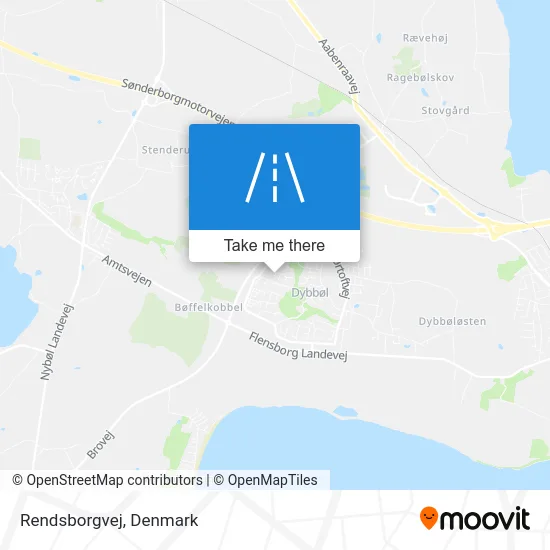 Rendsborgvej map