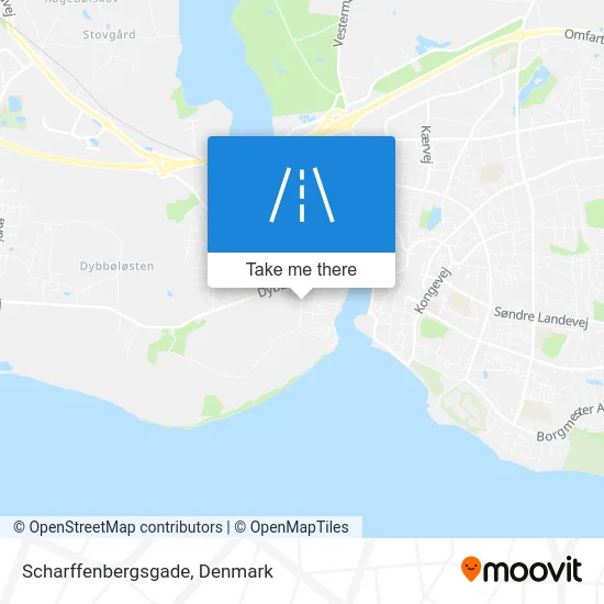 Scharffenbergsgade map