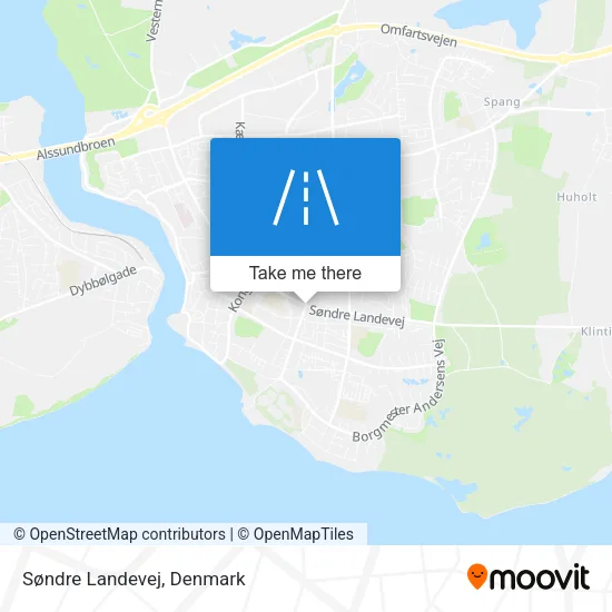 Søndre Landevej map