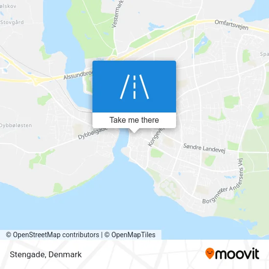 Stengade map