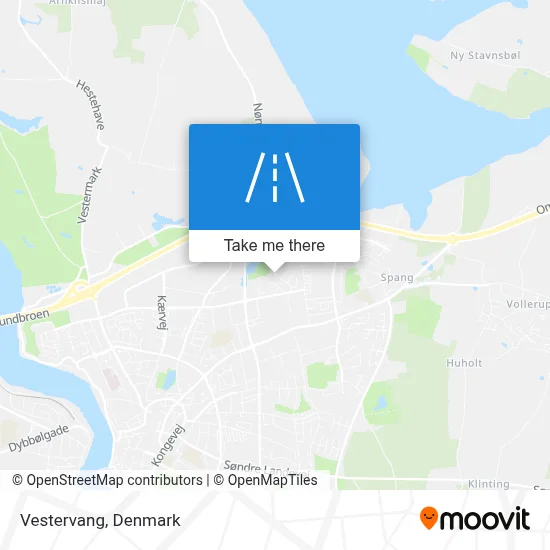 Vestervang map