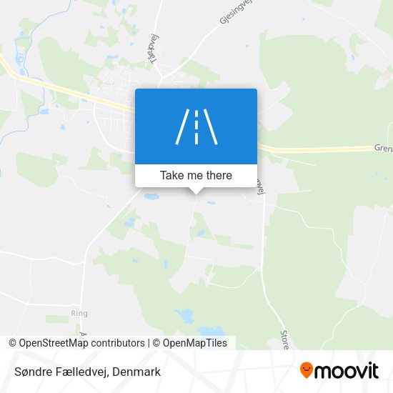 Søndre Fælledvej map