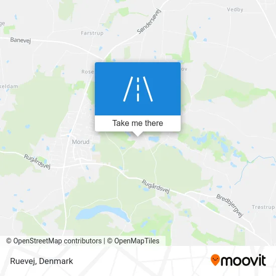 Ruevej map