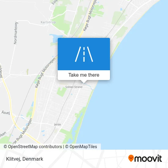 Klitvej map