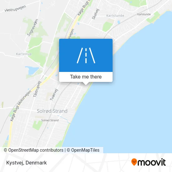 Kystvej map