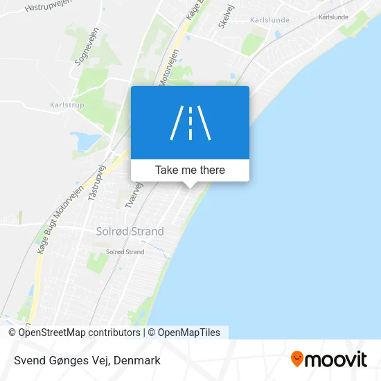 Svend Gønges Vej map