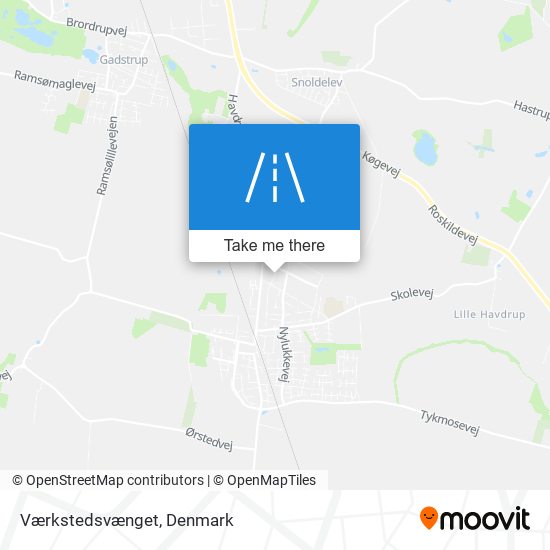 Værkstedsvænget map