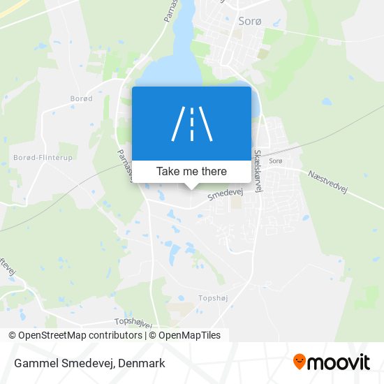 Gammel Smedevej map