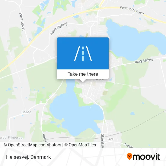 Heisesvej map