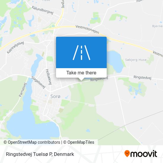 Ringstedvej Tuelsø P map