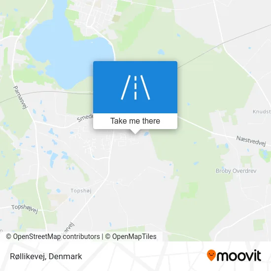 Røllikevej map