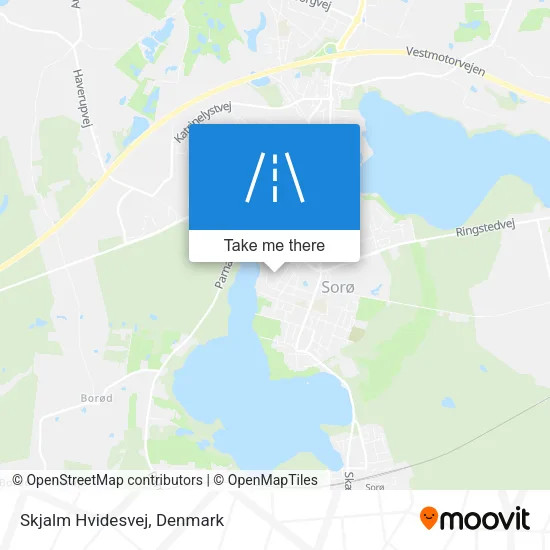 Skjalm Hvidesvej map