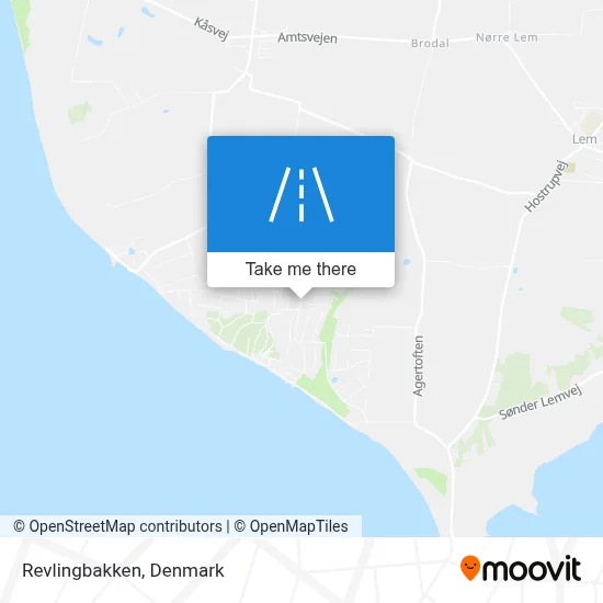 Revlingbakken map