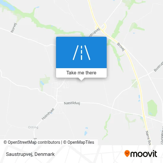 Saustrupvej map