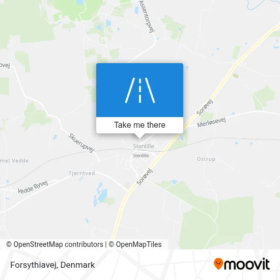 Forsythiavej map
