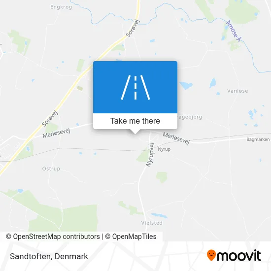 Sandtoften map