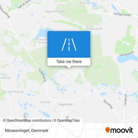 Mosesvinget map