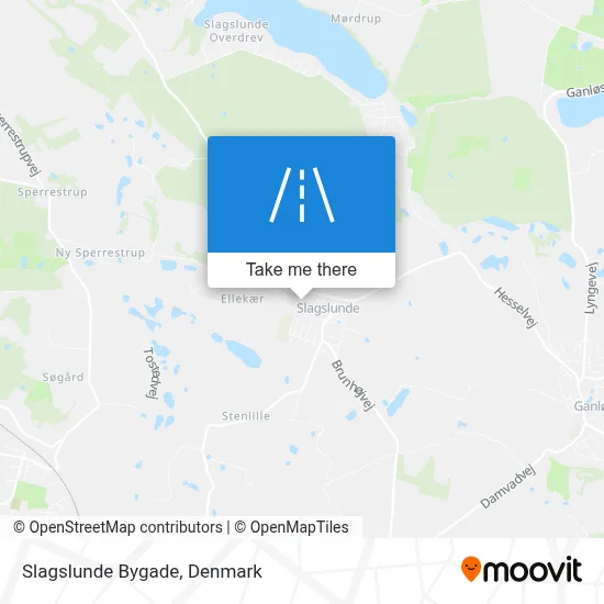 Slagslunde Bygade map