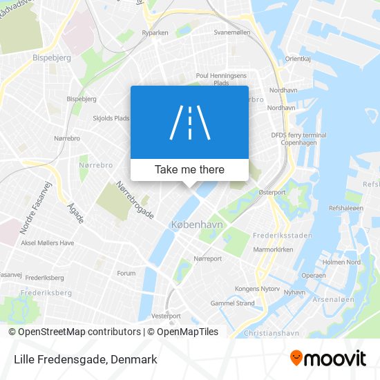 Lille Fredensgade map